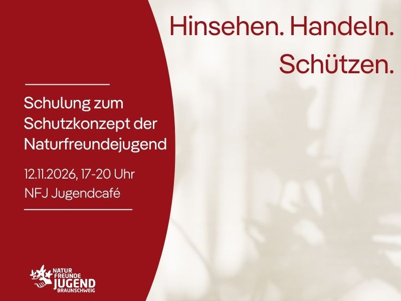 Hinsehen. Handeln. Schützen. – Schulung zum Schutzkonzept der Naturfreundejugend