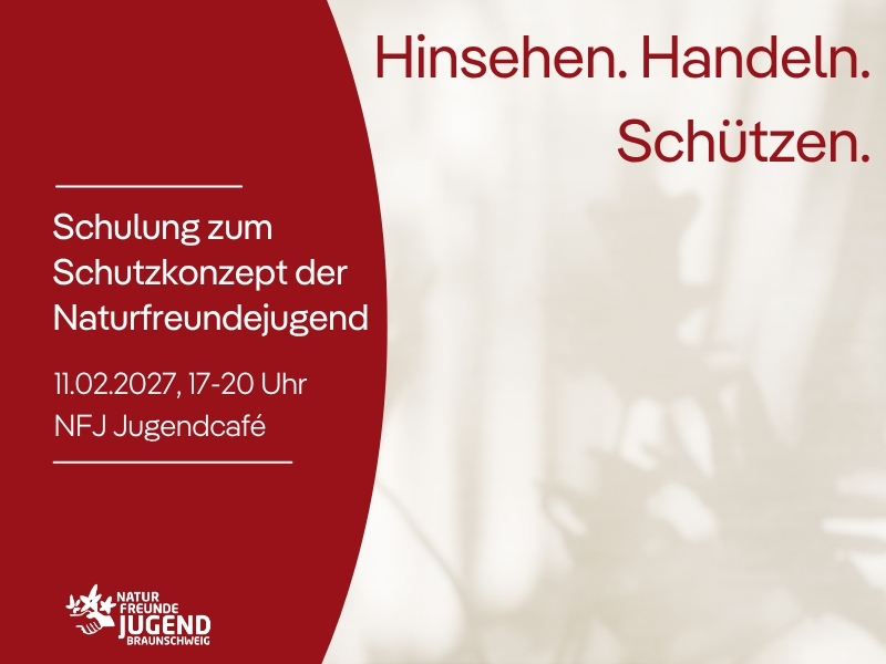 Hinsehen. Handeln. Schützen. – Schulung zum Schutzkonzept der Naturfreundejugend